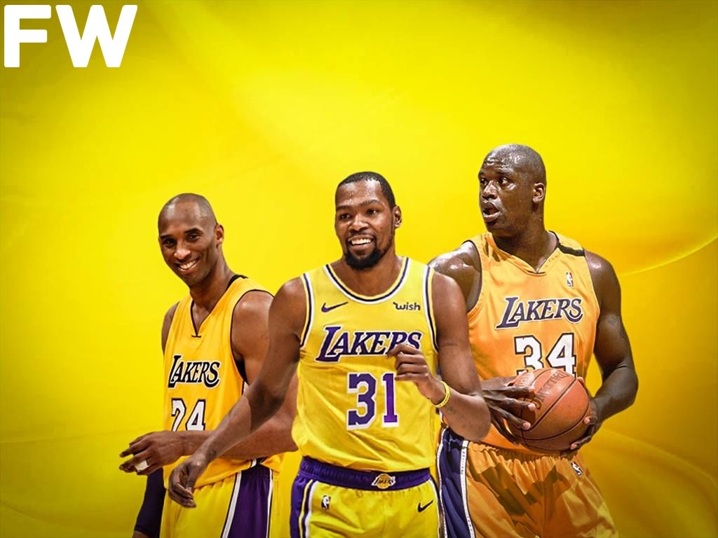 Shaquille O'Neal, maglia Lakers gialla, 1600x914 900p, PC
