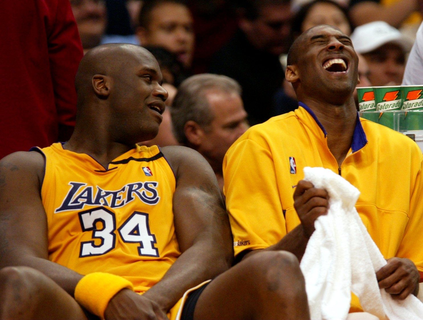 Shaq e Kobe Lakers panchina, 1484x1124 HD, Desktop