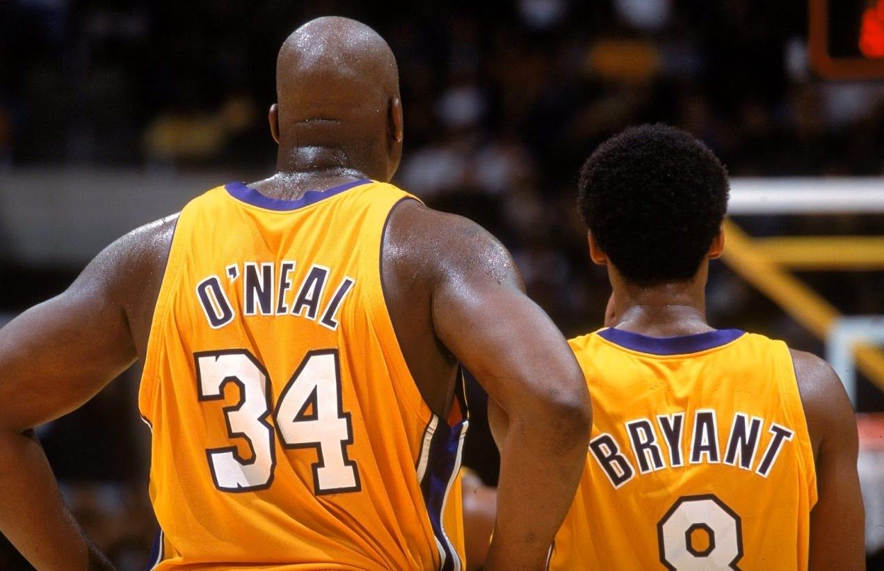 Shaquille O'Neal e Kobe Bryant Lakers, Black Mamba, 1271x821 HD, Laptop