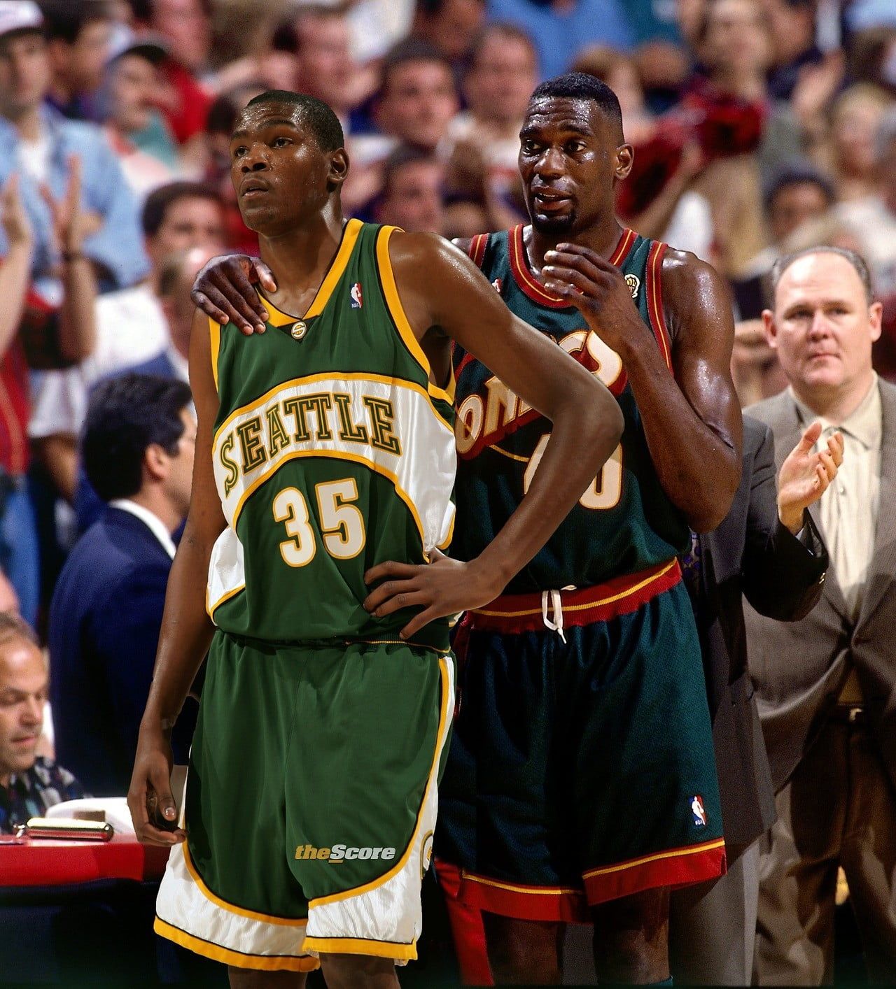 Shawn Kemp schiacciata Sonics, 850x1200 Full HD Verticale, iPhone