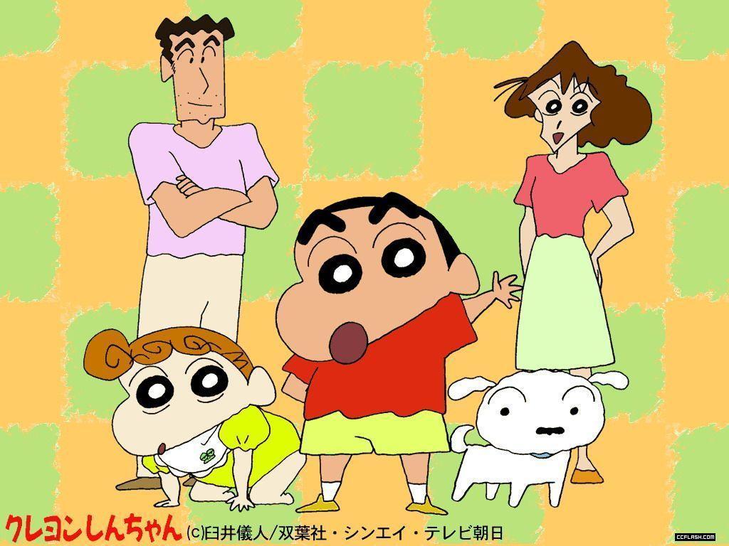 Crayon Shin-chan personaggi famiglia, 1024x768 HD, PC Desktop