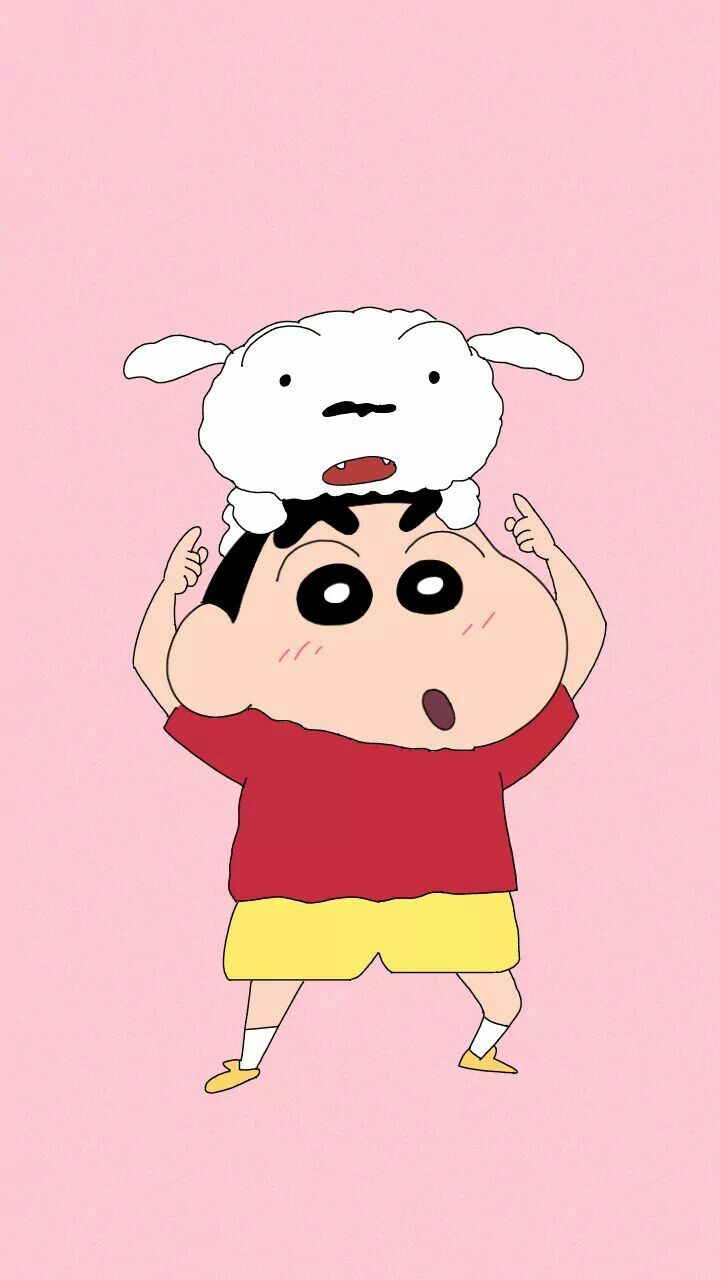 Shin-chan con cane in testa, 720x1280 Full HD Verticale, iPhone