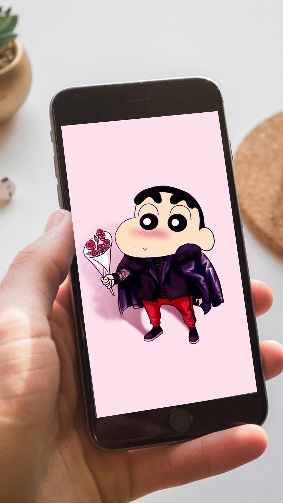 Shin-chan su smartphone, 1080x1920 Verticale, Mobile