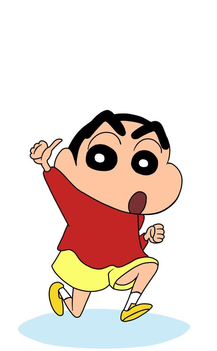 Shin-chan che corre, 736x1190 Full HD Verticale, Smartphone