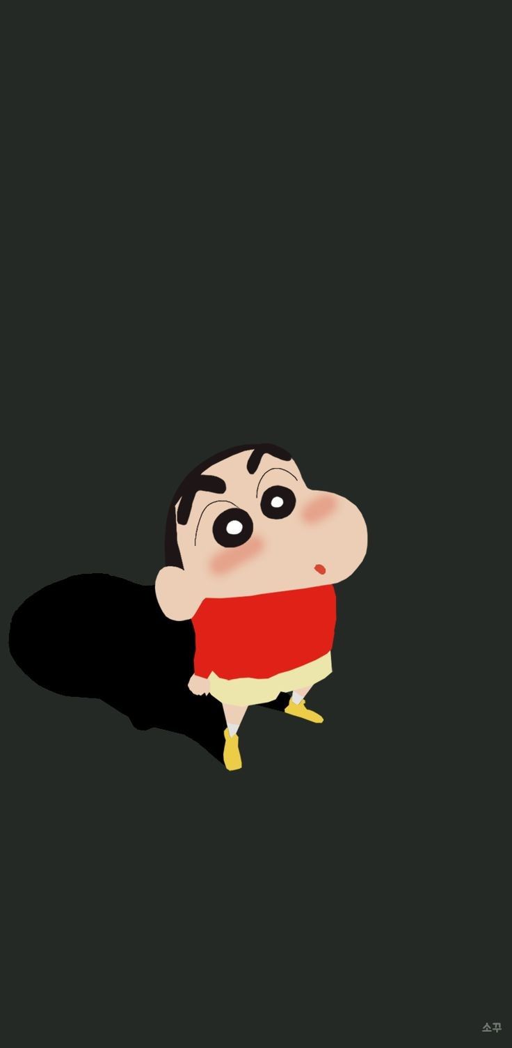 Shin-chan cartone sfondo scuro, 736x1505 Full HD Verticale, iPhone