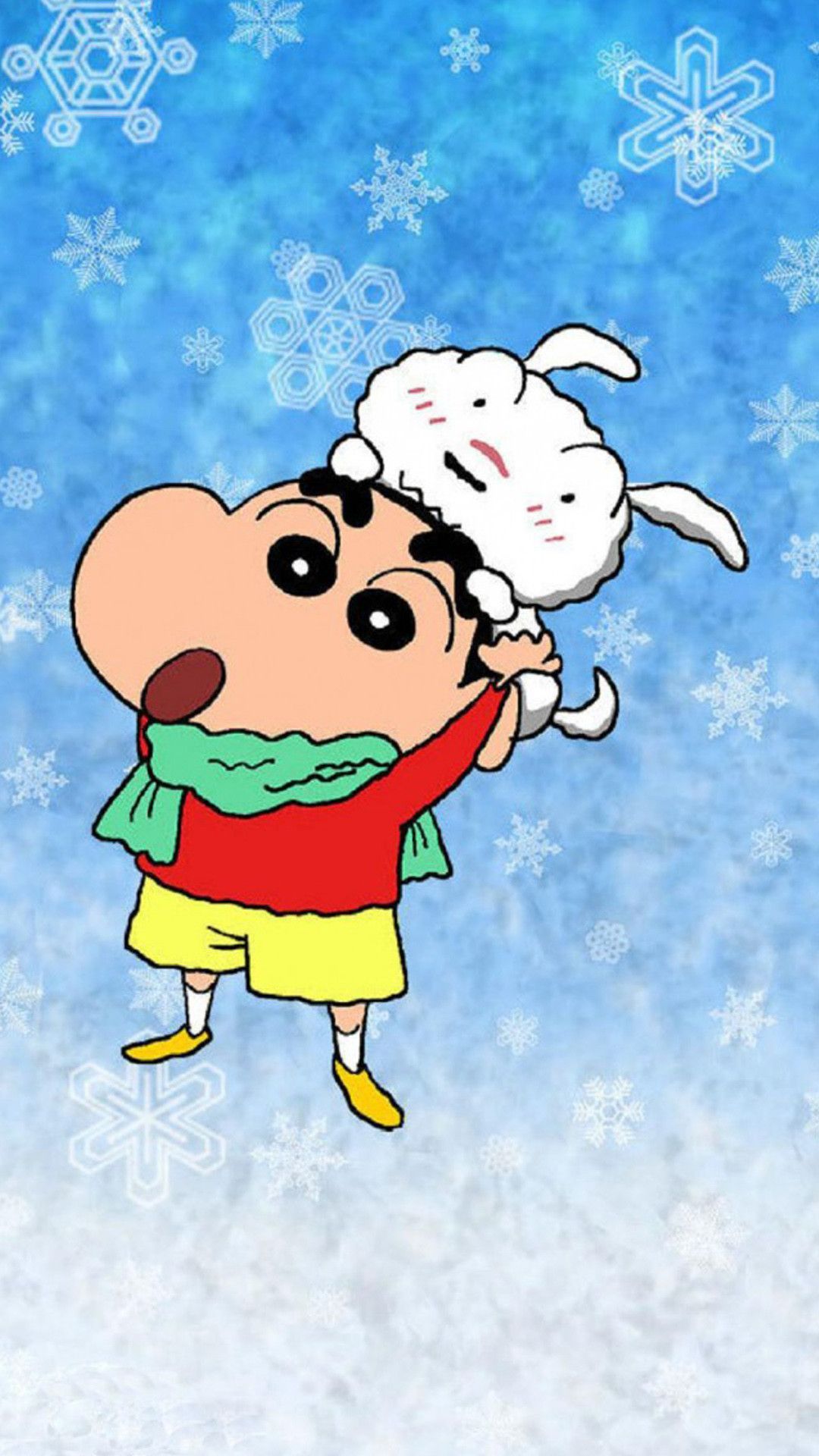 Shin-chan con cappello coniglio, 1080x1920 Verticale, Telefono
