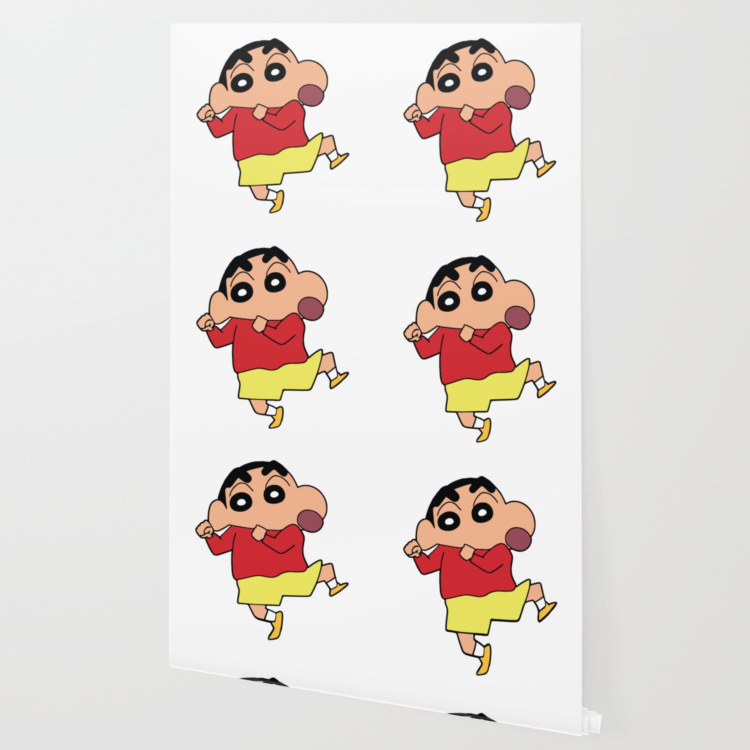 Shin-chan pattern sfondo bianco, 1500x1500 HD, HP Laptop