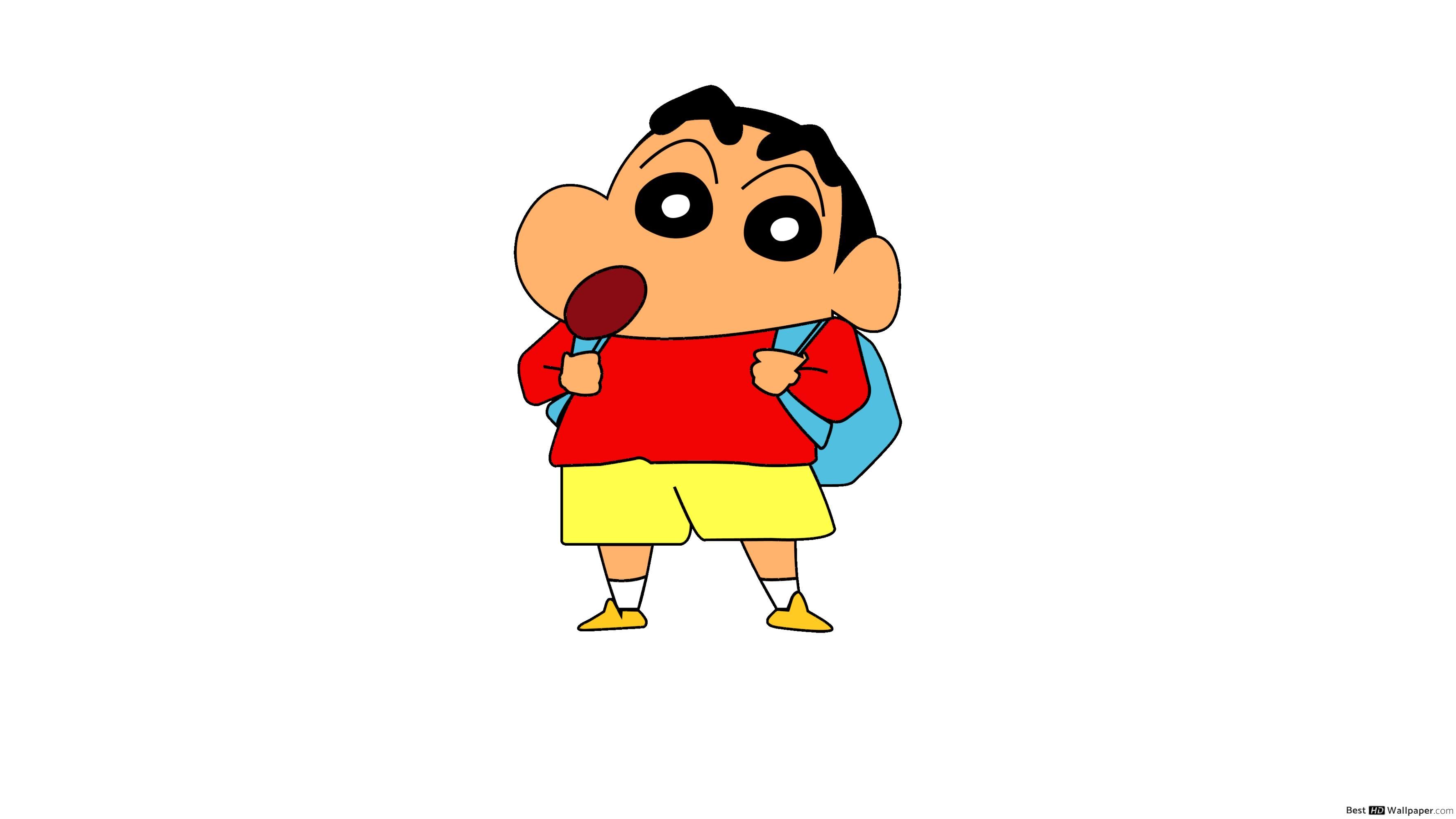 Shin-chan personaggio cartone animato, 3554x1999 2K, Laptop