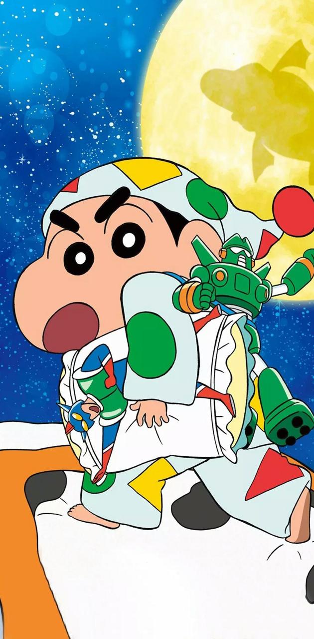 Shin-chan luna notturna, 630x1280 Full HD Verticale, iPhone