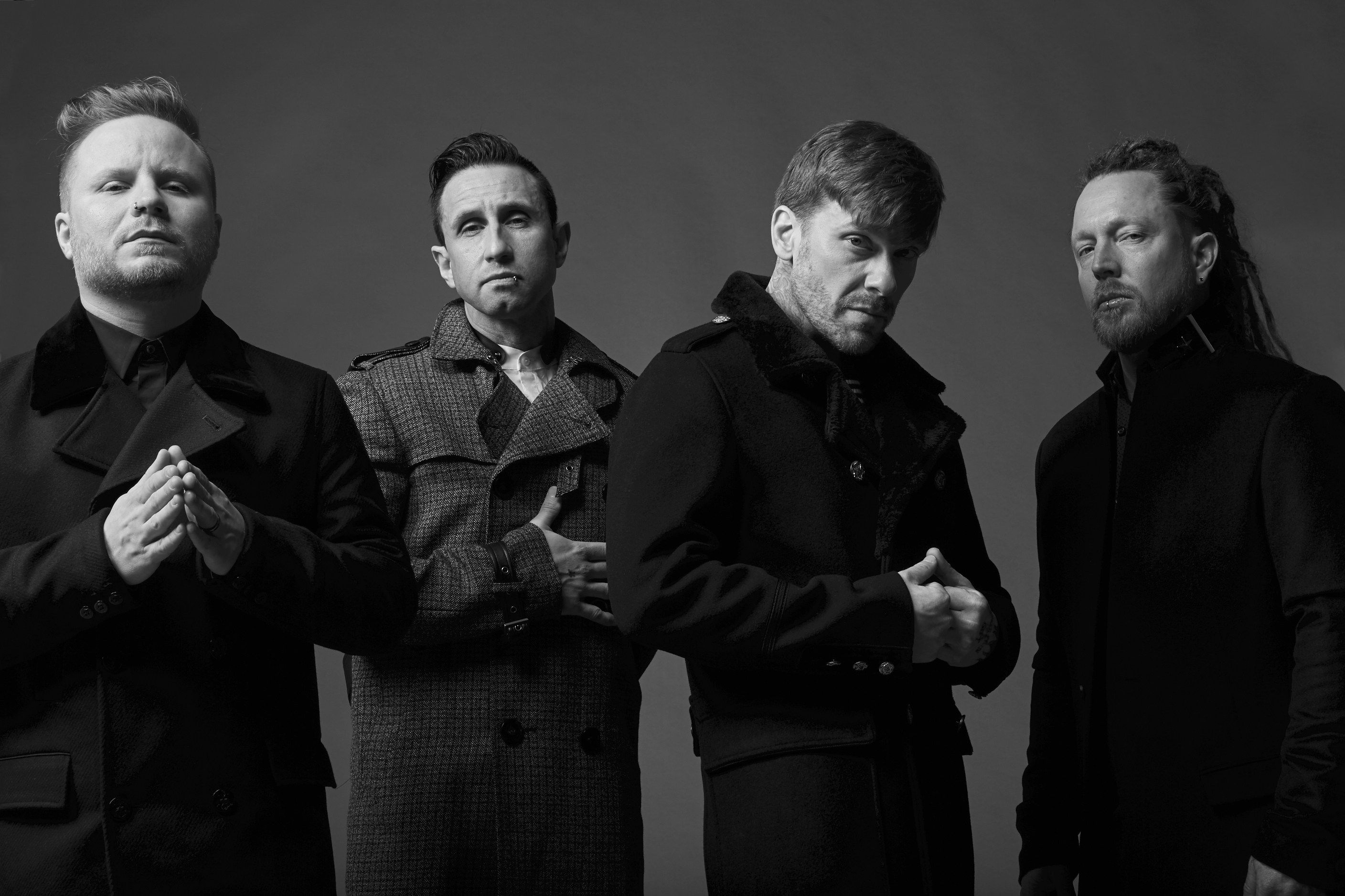 Band Shinedown foto bianco e nero, 2816x1877 2K+, Laptop