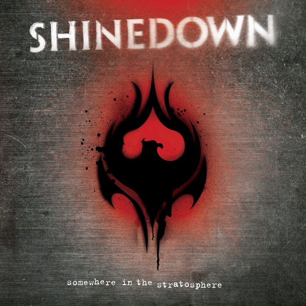 Logo Shinedown simbolo rosso nero, 1000x1000 HD, Desktop