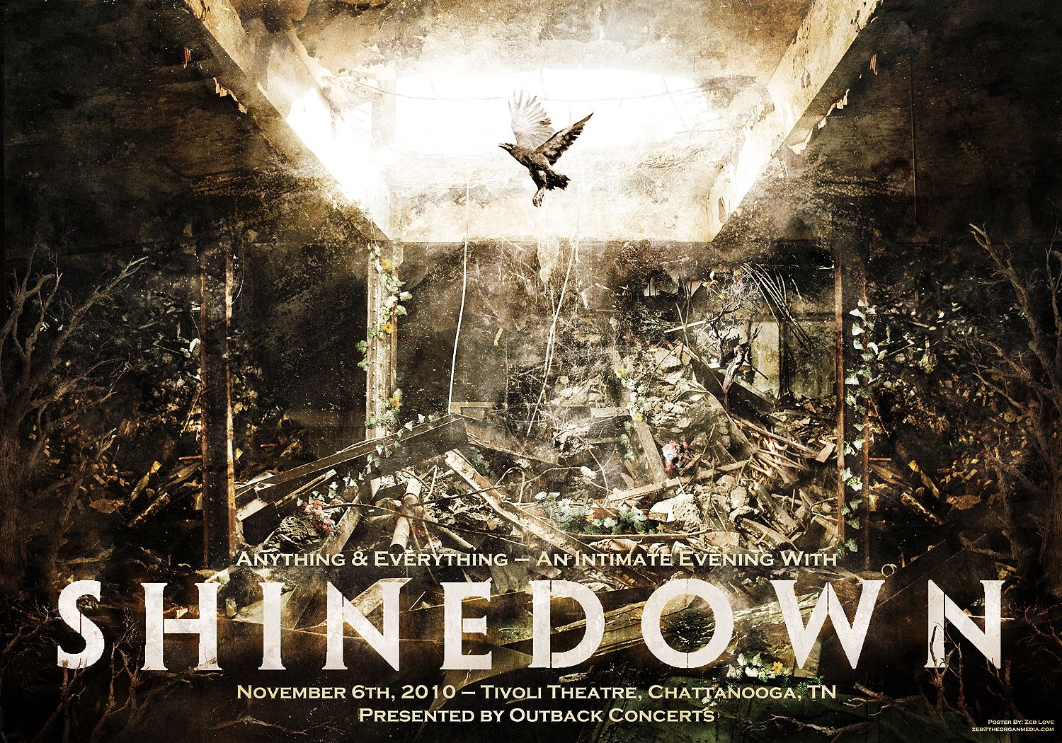 Banda Shinedown, quattro membri, 1920x1080 Full HD, Desktop