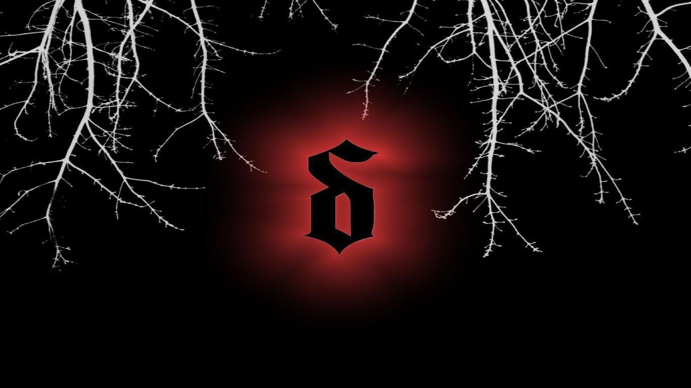 Logo Shinedown rami neri, 1366x768 HD, Desktop