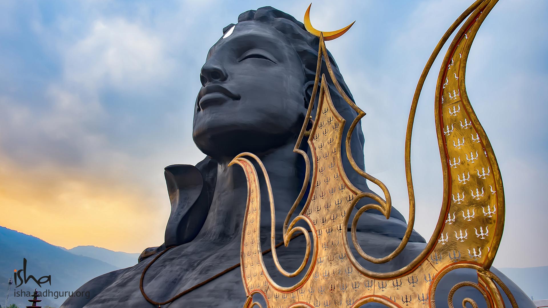 Statua Shiva Adiyogi, 1920x1080 Full HD 1080p, PC Desktop