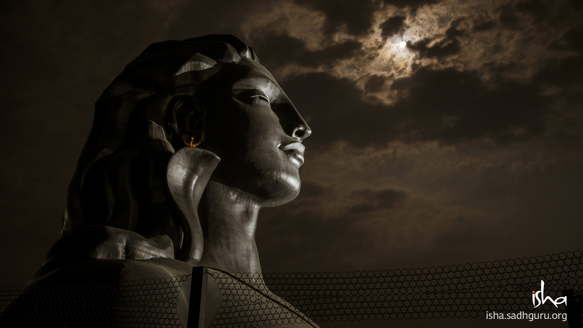 Statua Shiva Adiyogi profilo, 1920x1080 Full HD, Desktop