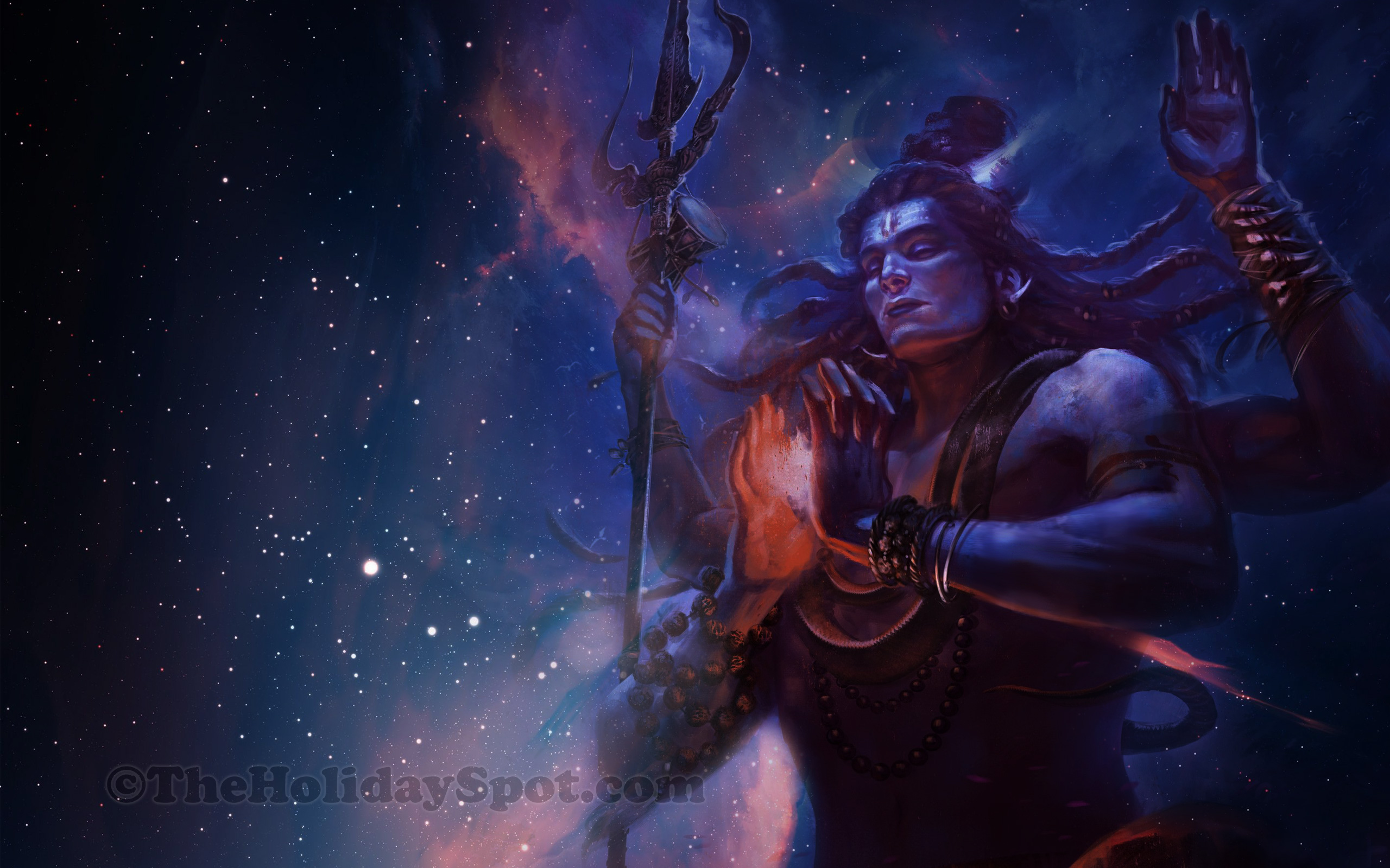 Shiva nello spazio cosmico, 2560x1600 WQXGA, Laptop