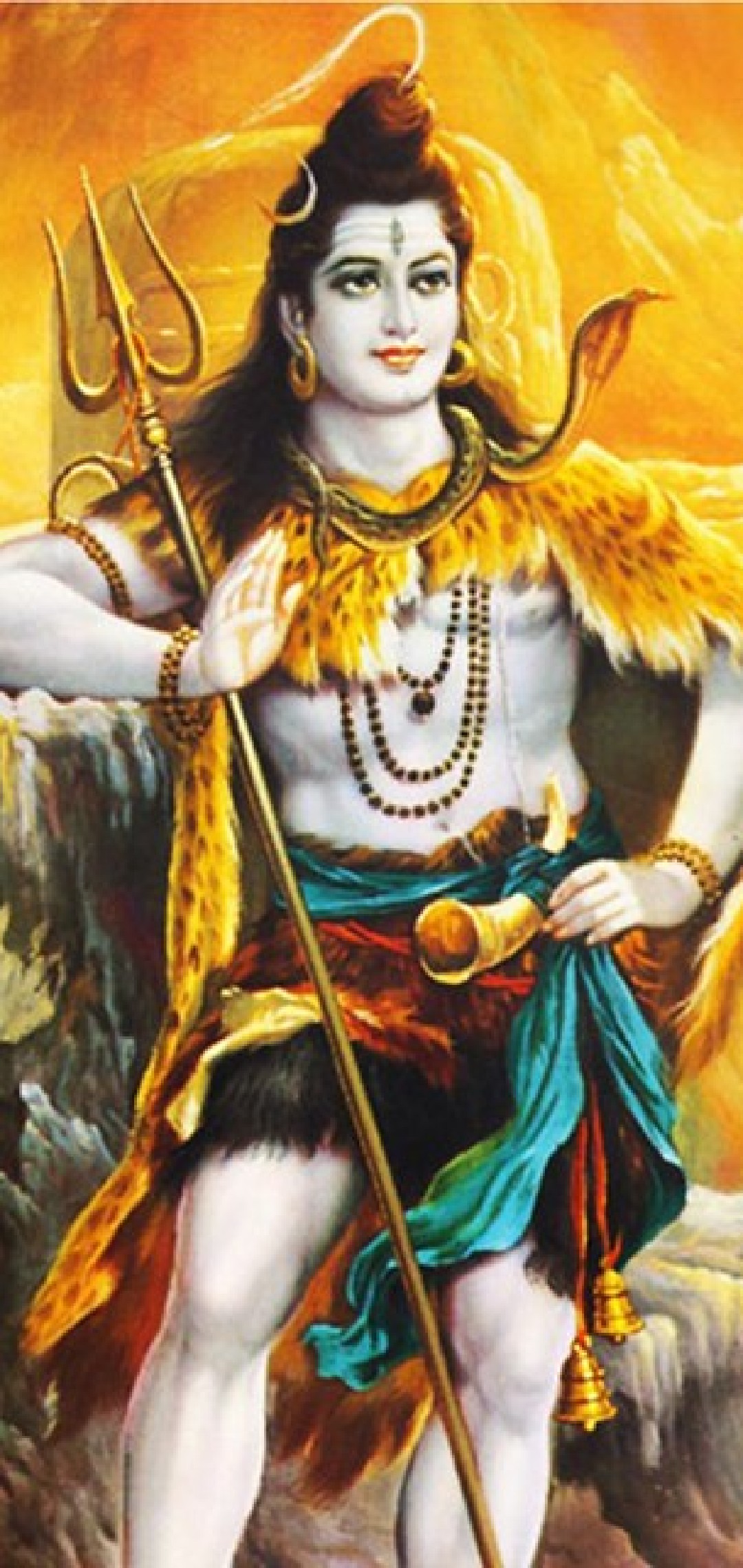 Signore Shiva con tridente, 1080x2280 Verticale, OnePlus