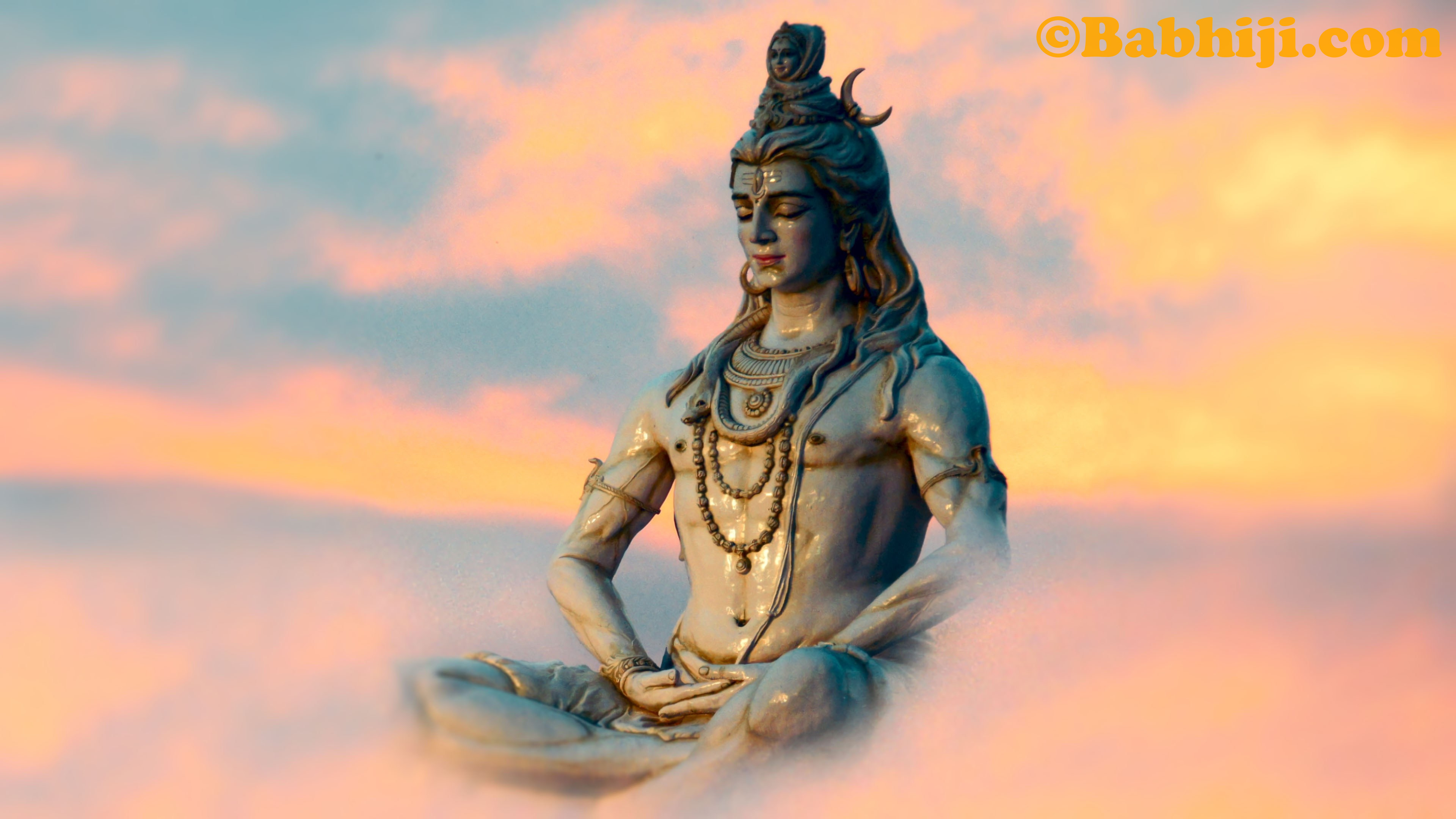 Statua di Shiva meditando, 3840x2160 Ultra HD, 4K TV