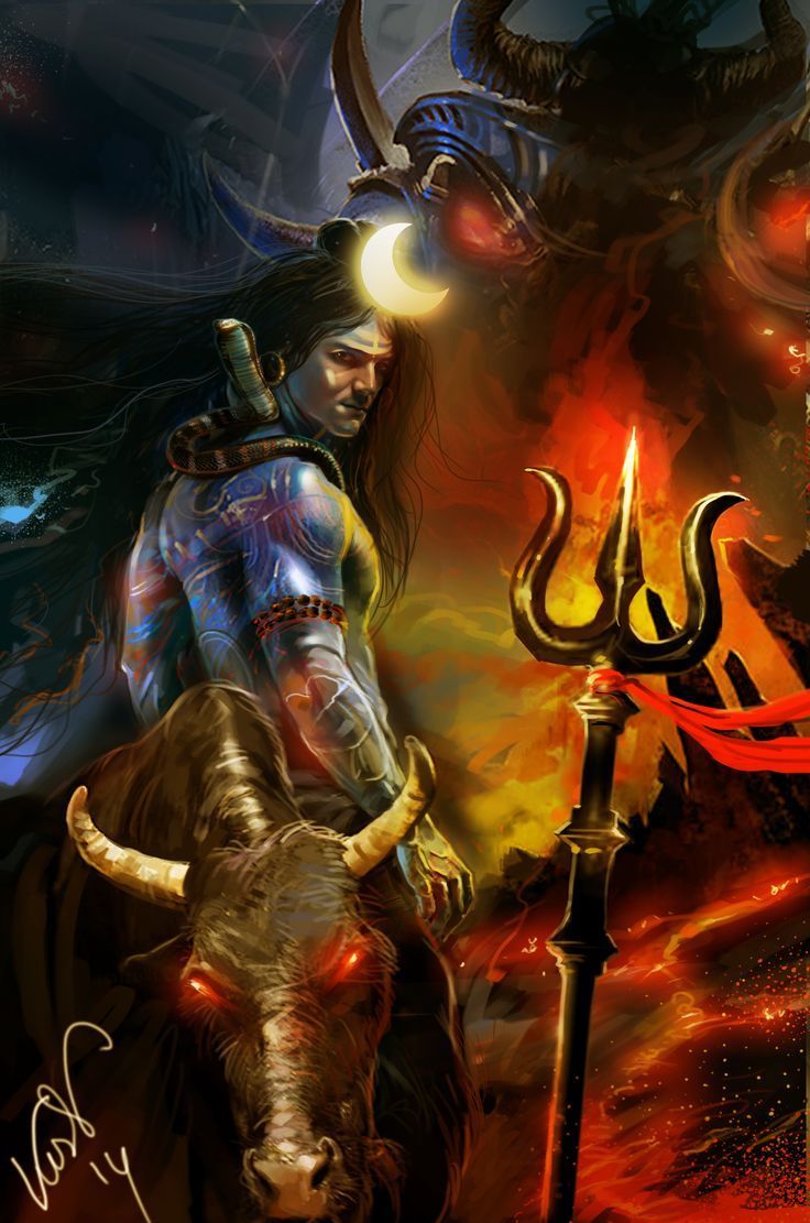 Shiva su toro Nandi, 736x1111 Verticale, Telefono