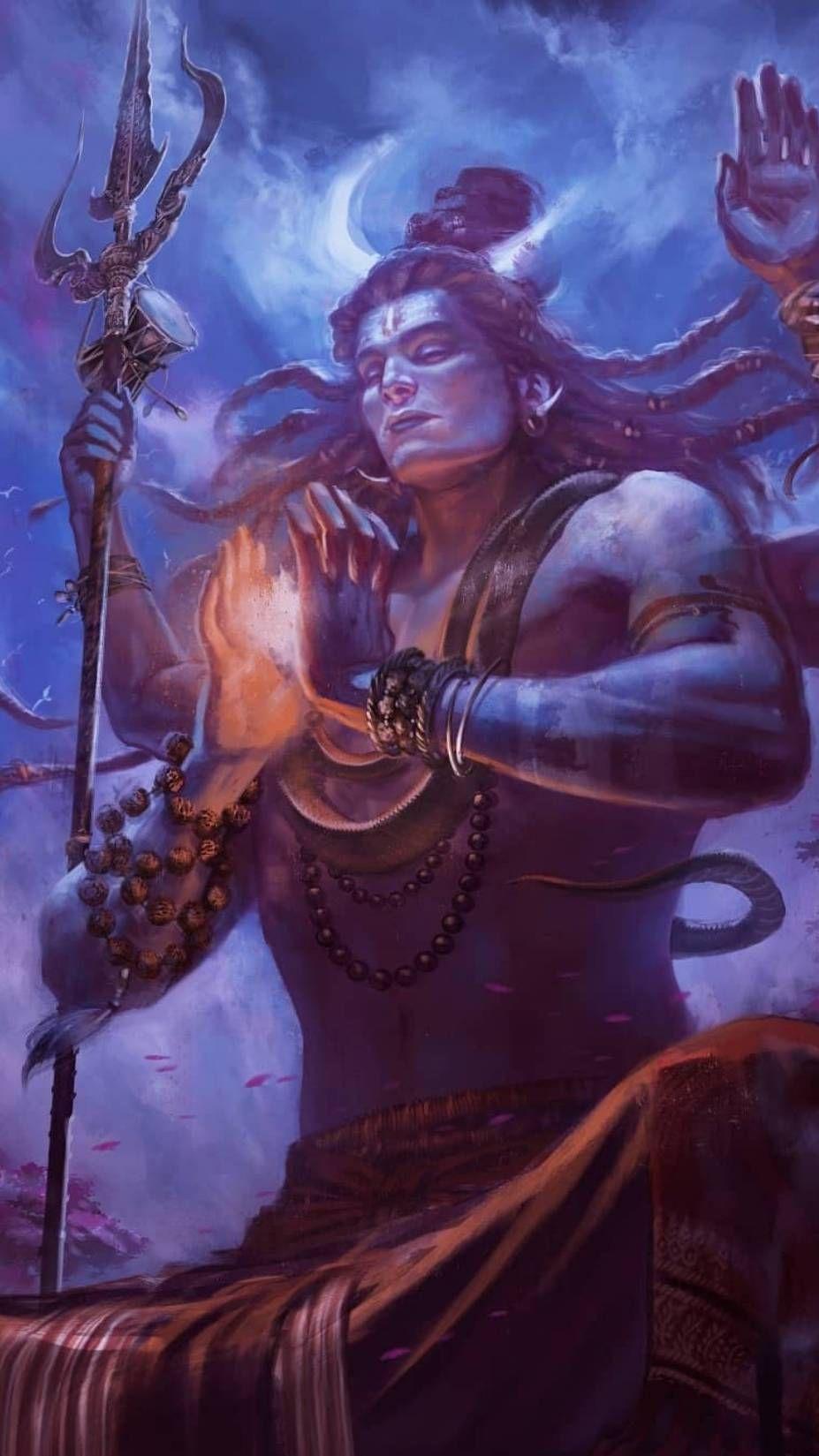 Signore Shiva Mahadev, 927x1649 Verticale, Mobile