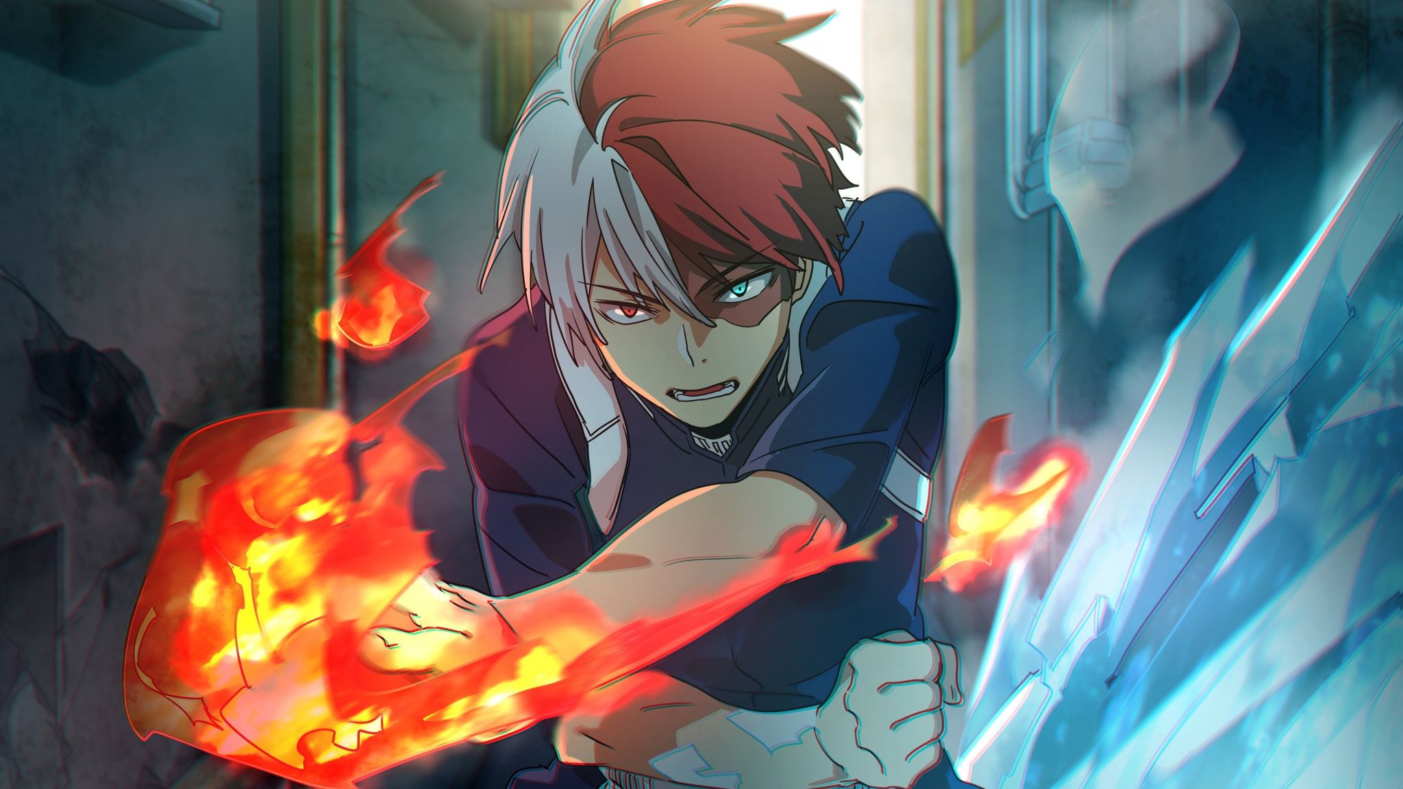 Shoto Todoroki famiglia anime, 3500x2188 2K, Desktop