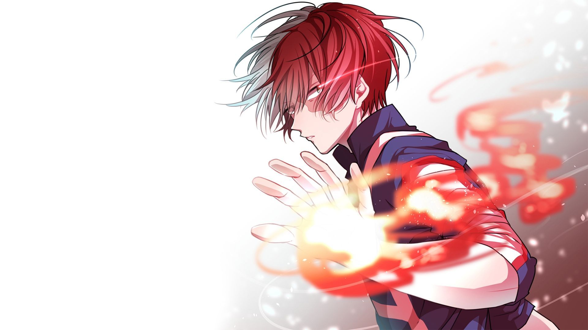 Shoto Todoroki fuoco ghiaccio, My Hero Academia, 1280x720 720p, PC