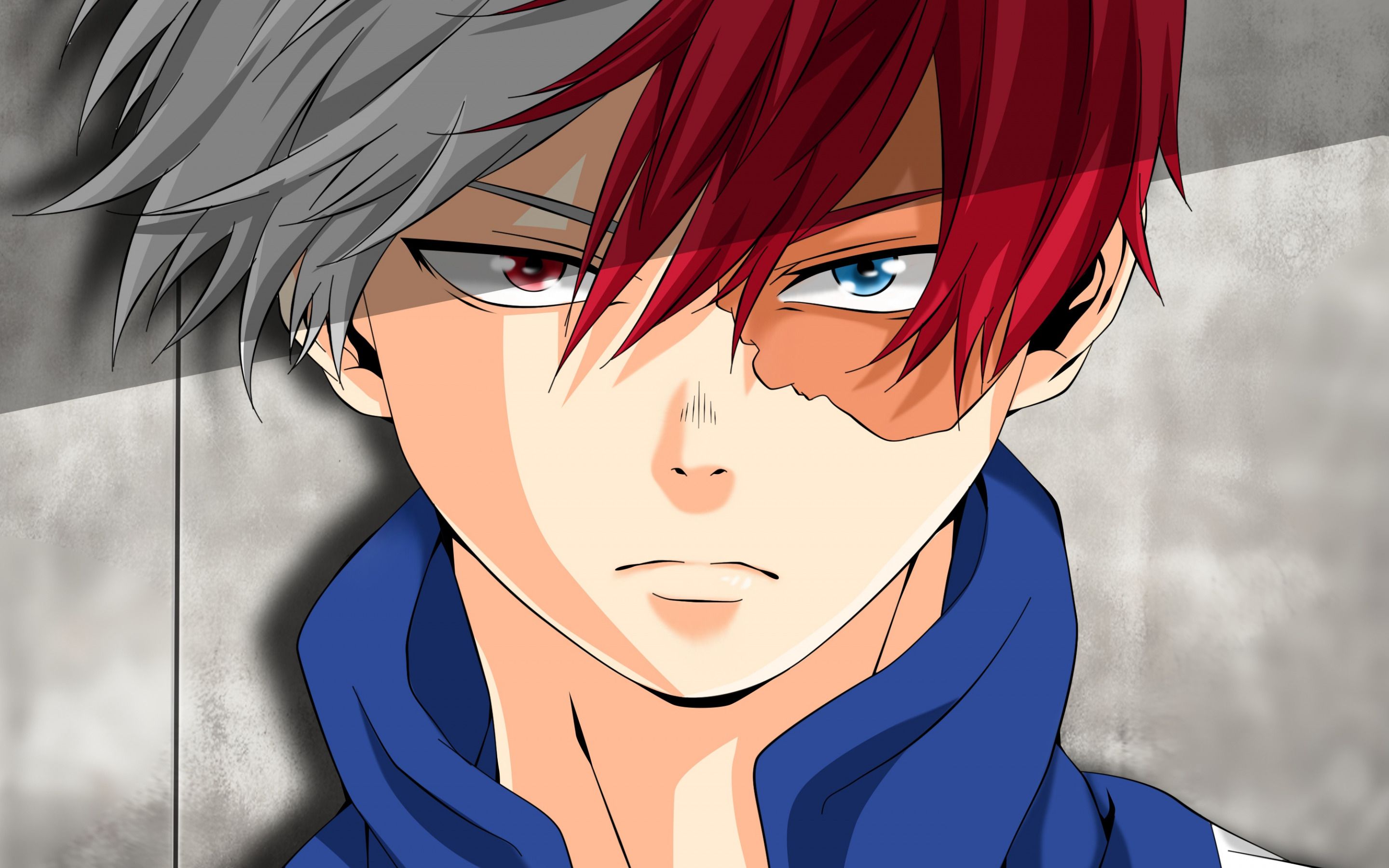 Shoto Todoroki e Midoriya minimal, 3840x2160 UHD, Monitor Gaming