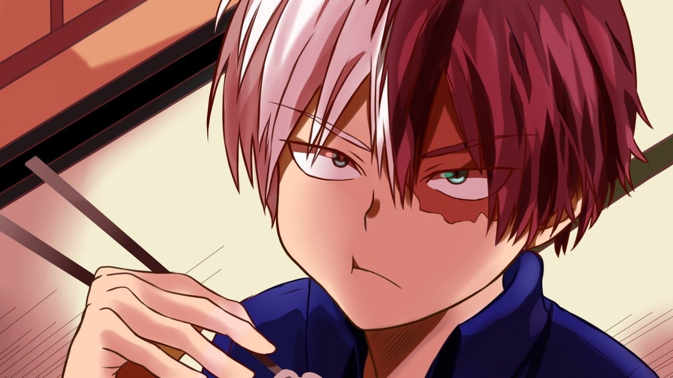 Todoroki Shouto, My Hero Academia, 1366x768 HD, PC Desktop