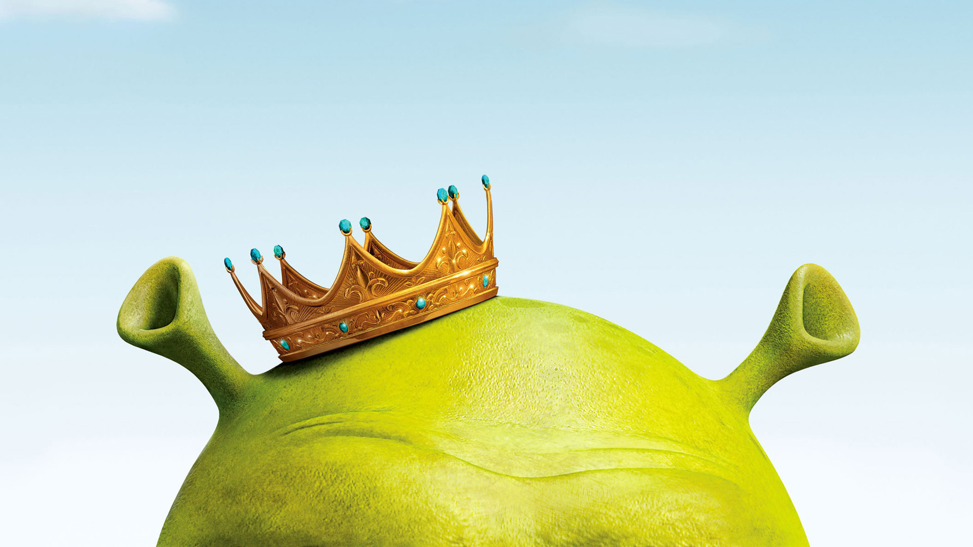 Shrek con corona dorata, 1920x1080 Full HD, PC Desktop