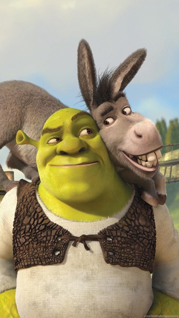 Shrek e Ciuchino, 720x1280 Full HD Verticale, iPhone
