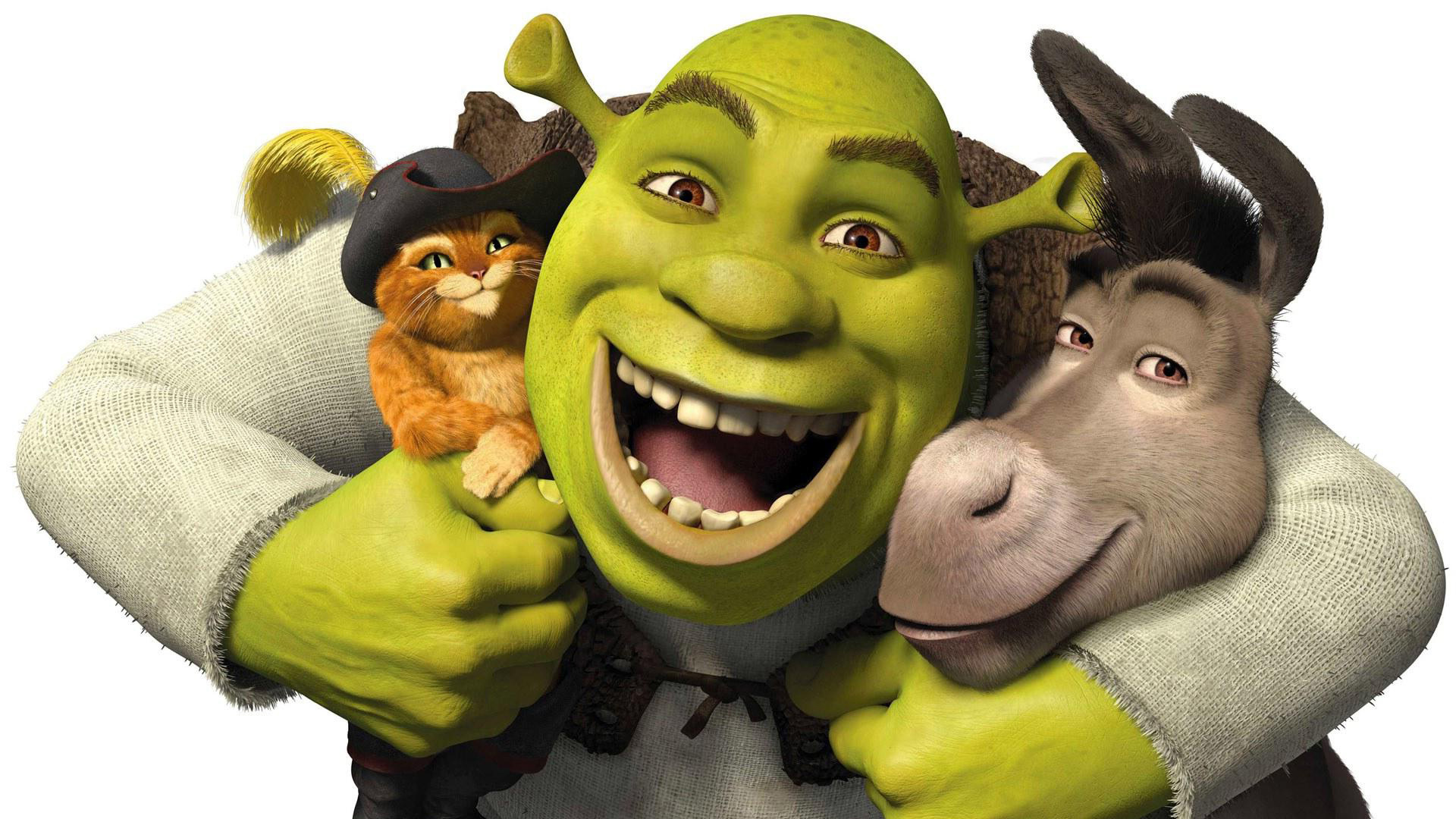 Shrek, Ciuchino e Gatto con Stivali, 1920x1080 Full HD 1080p, Desktop