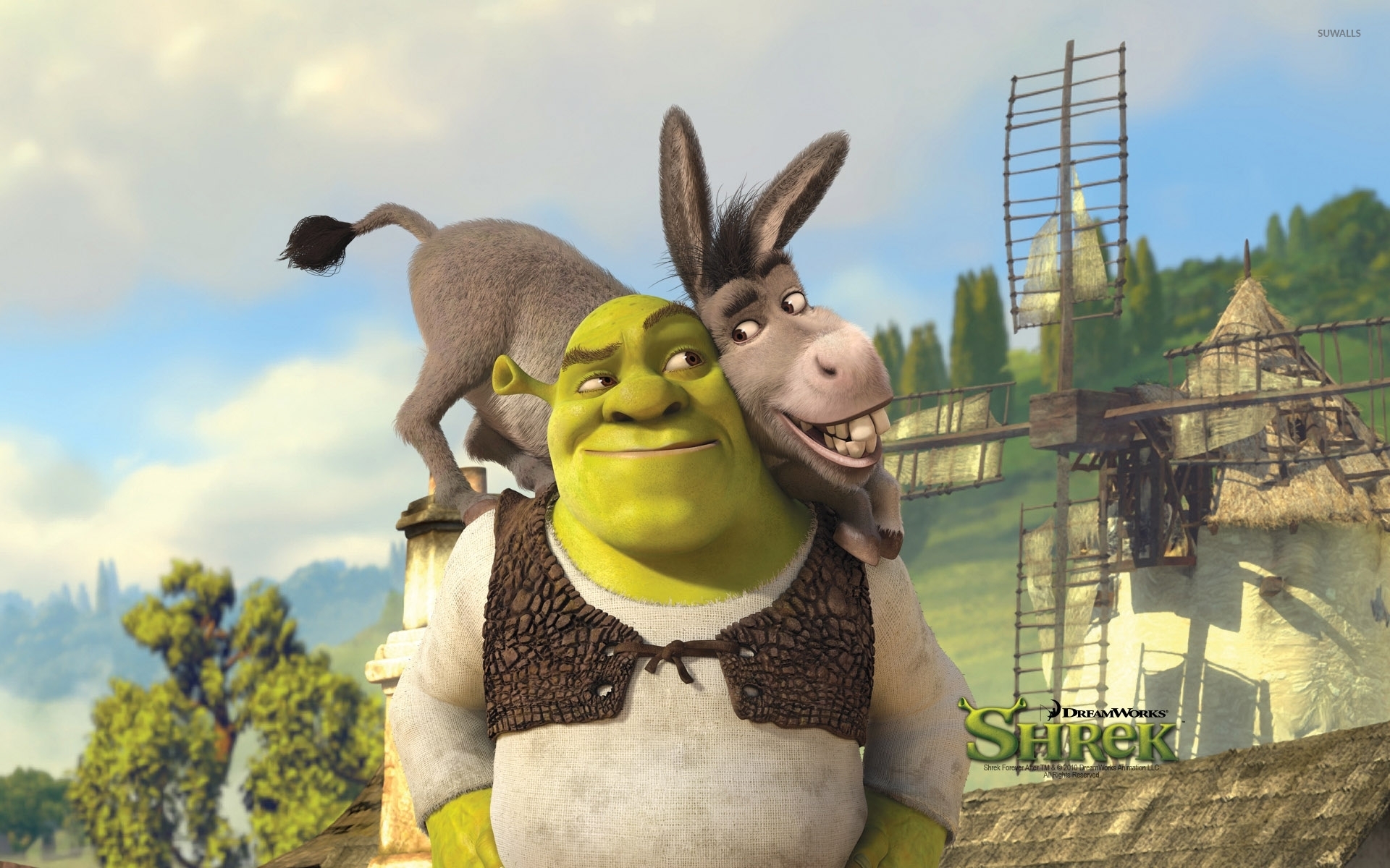 Shrek e Ciuchino, 1920x1200 WUXGA, PC