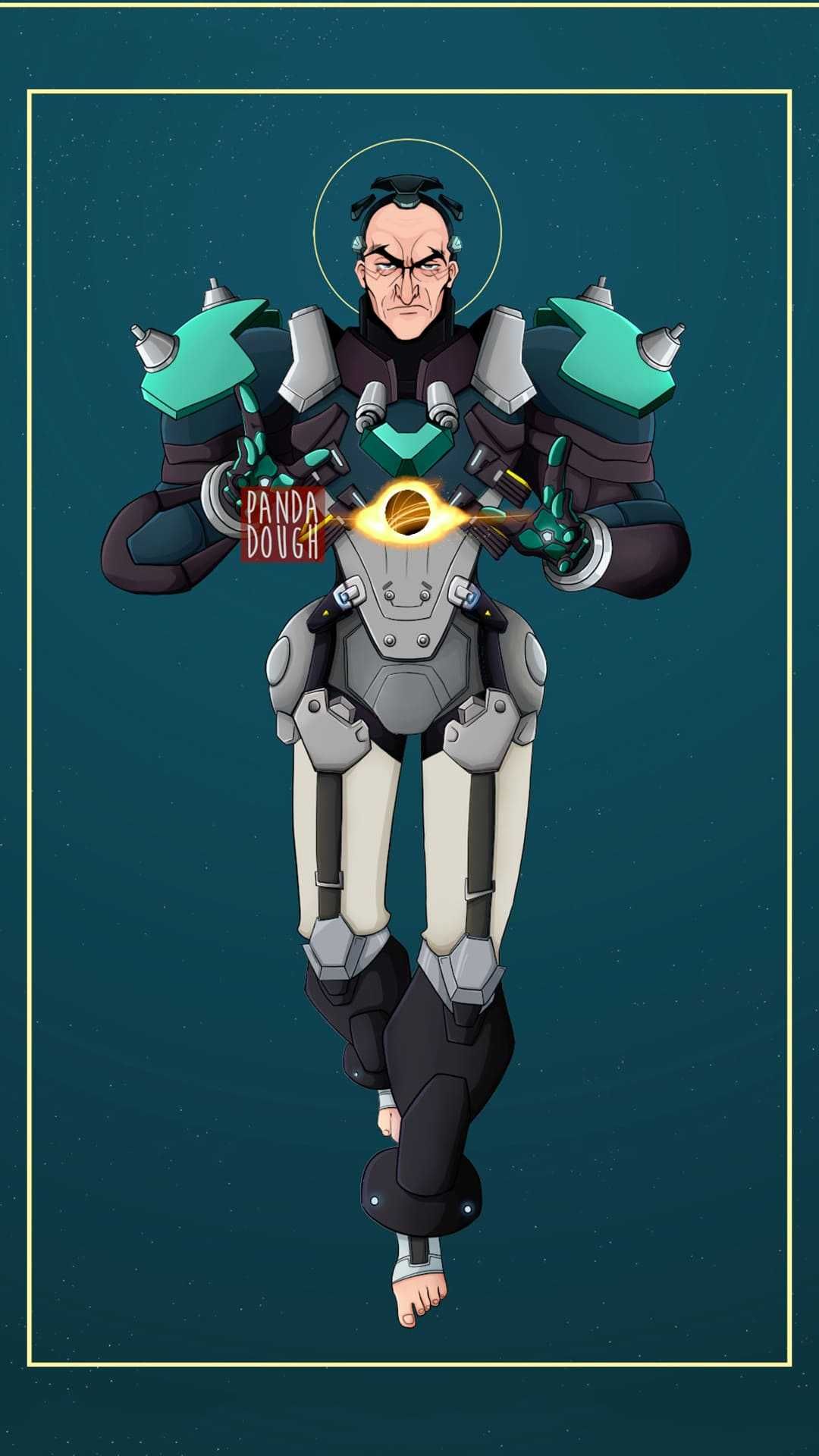 Sigma Overwatch personaggio robotico, 1080x1920 Verticale, Telefono