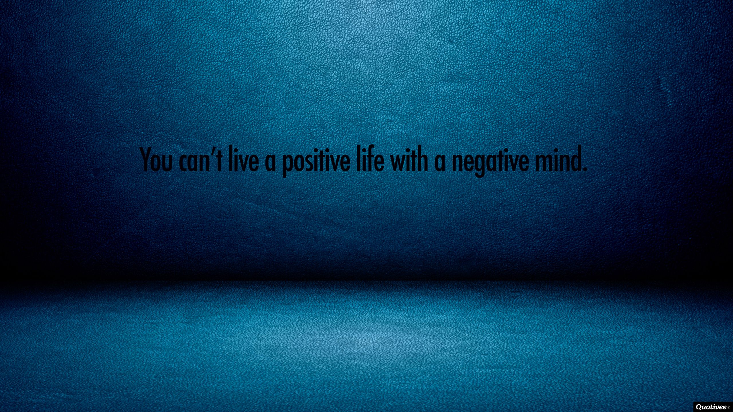 Frase motivazionale su sfondo blu, 2560x1440 1440p, Desktop