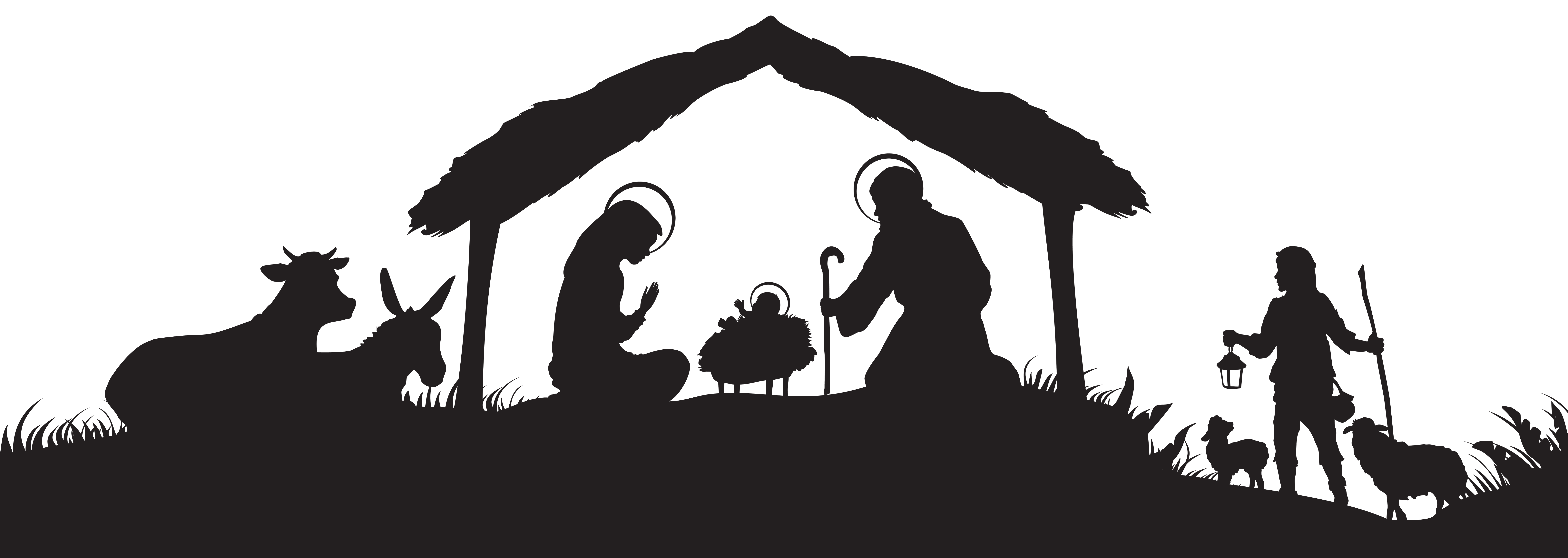 Presepe natalizio con angeli e stella, 1024x768 HD, Desktop