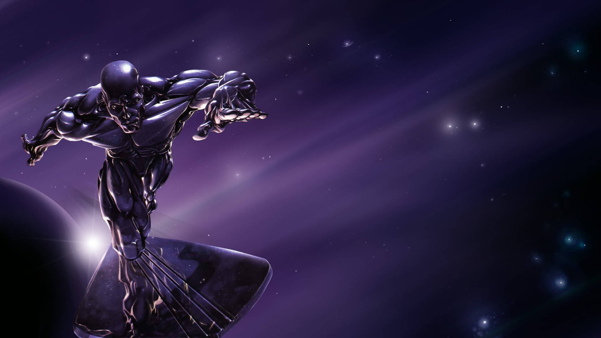 Silver Surfer Marvel spazio, MCU, 1920x1080 Full HD 1080p, Laptop