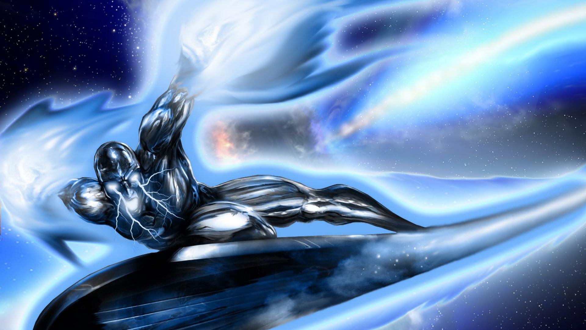 Silver Surfer Marvel spazio, supereroi, 1920x1080 Full HD, Desktop
