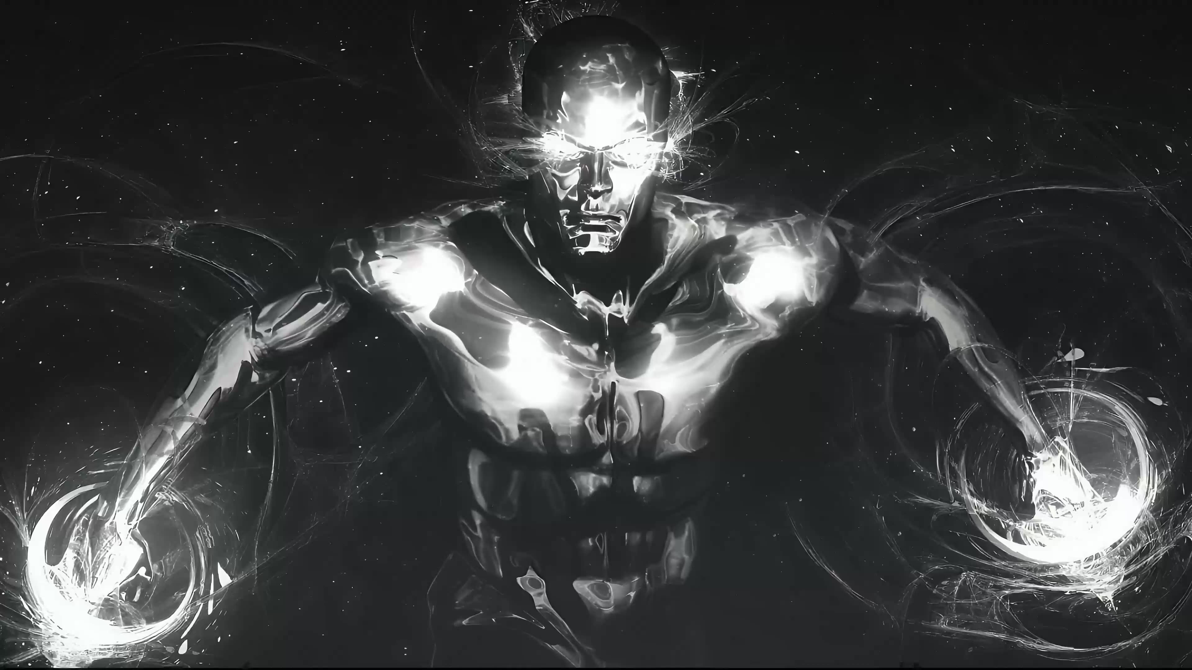 Silver Surfer Marvel argento, 3840x2160 Ultra HD, 4K TV