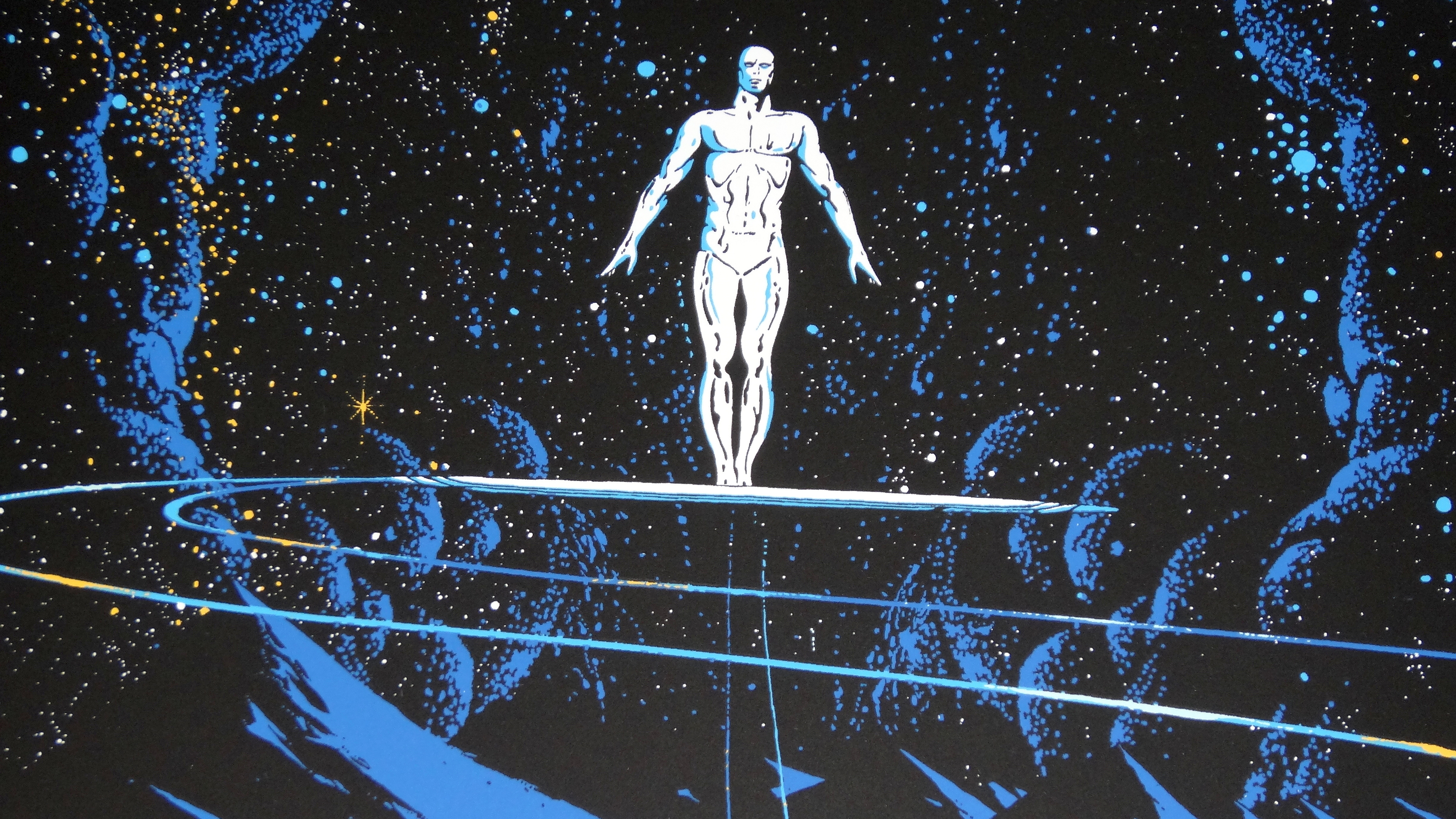 Silver Surfer nello spazio cosmico, 4900x2756 Ultra HD, 4K TV