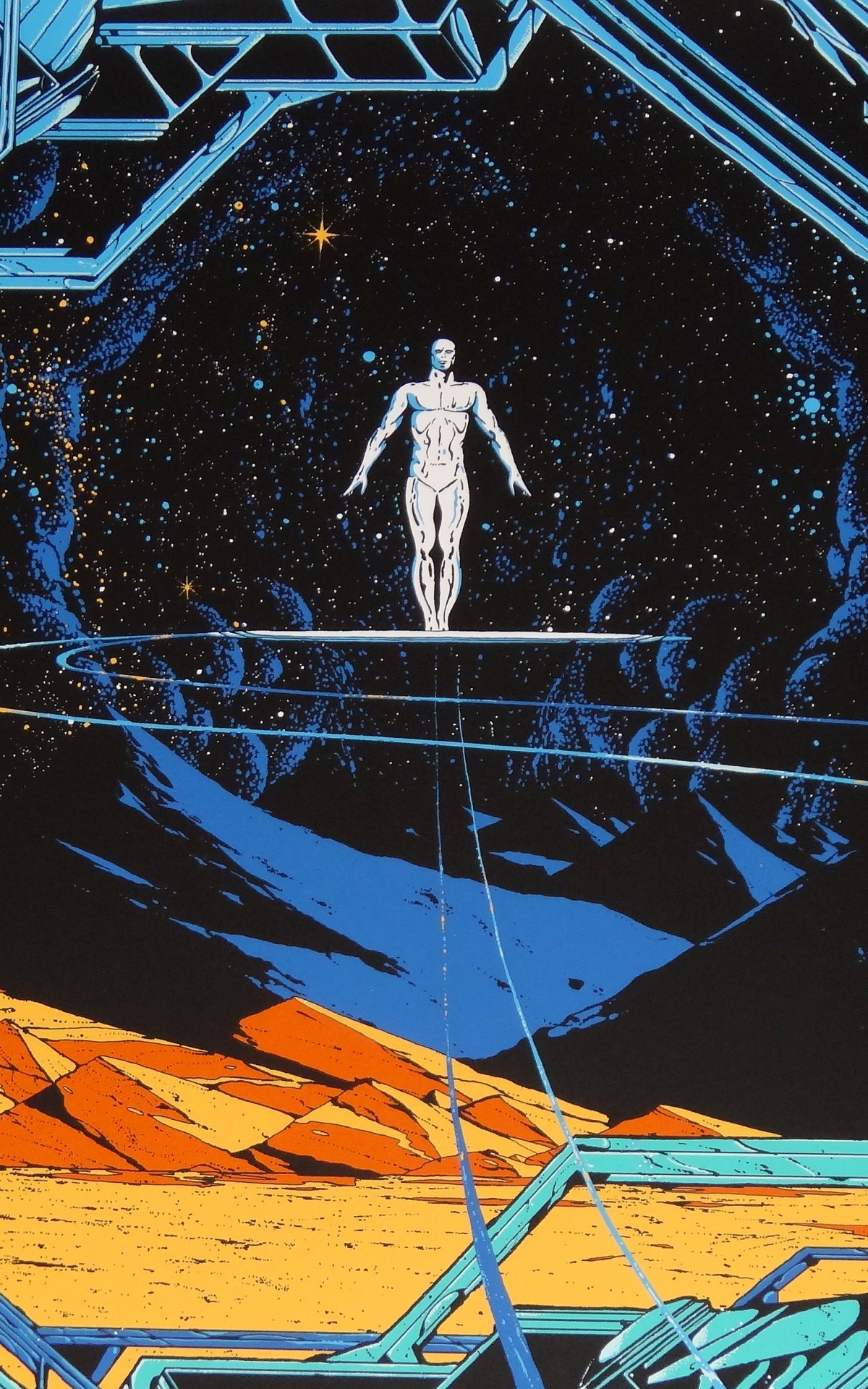 Silver Surfer nello spazio, 1200x1920 Verticale, Xiaomi