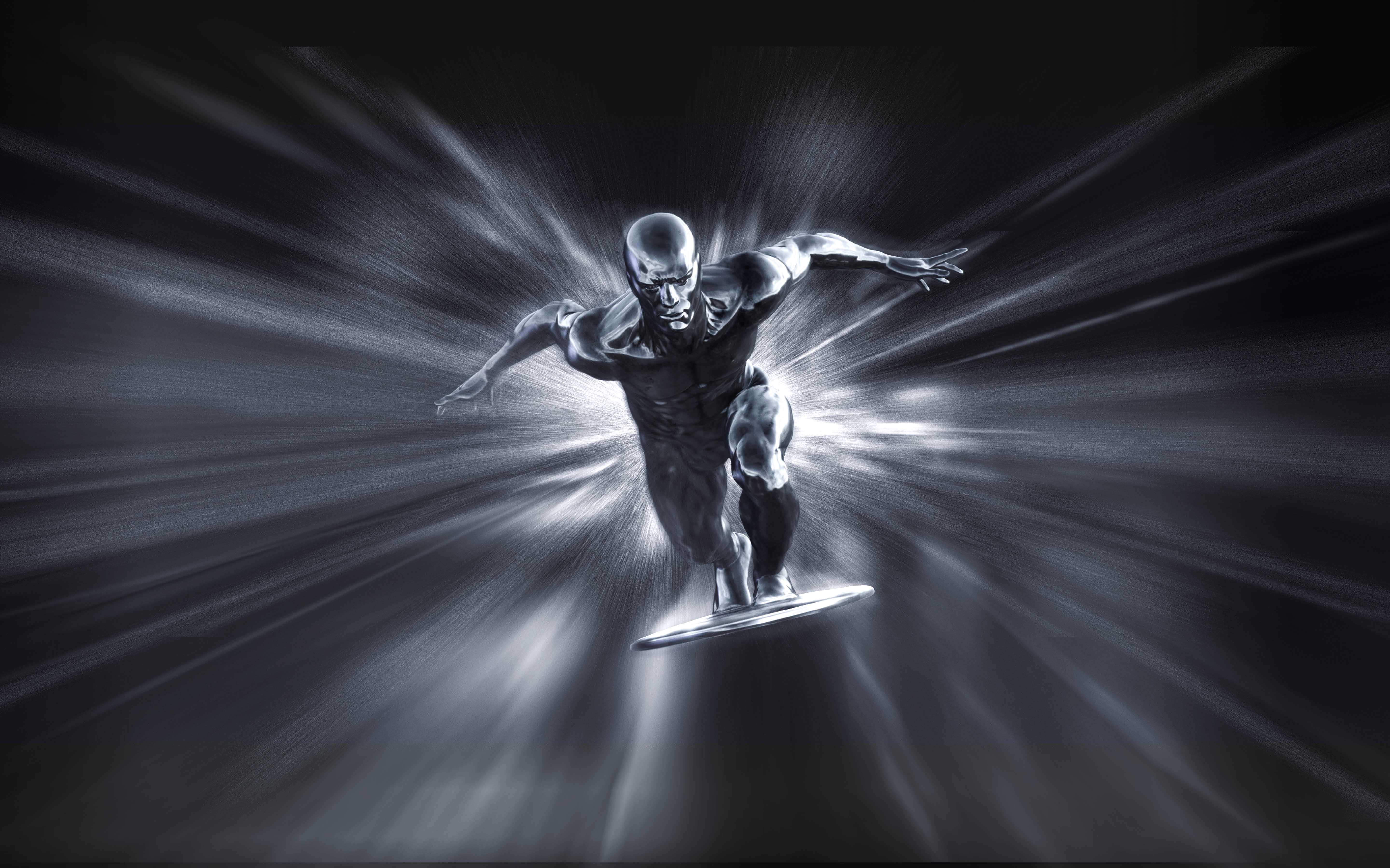 Silver Surfer su tavola cosmica, 5760x3600 UHD, Monitor 4K