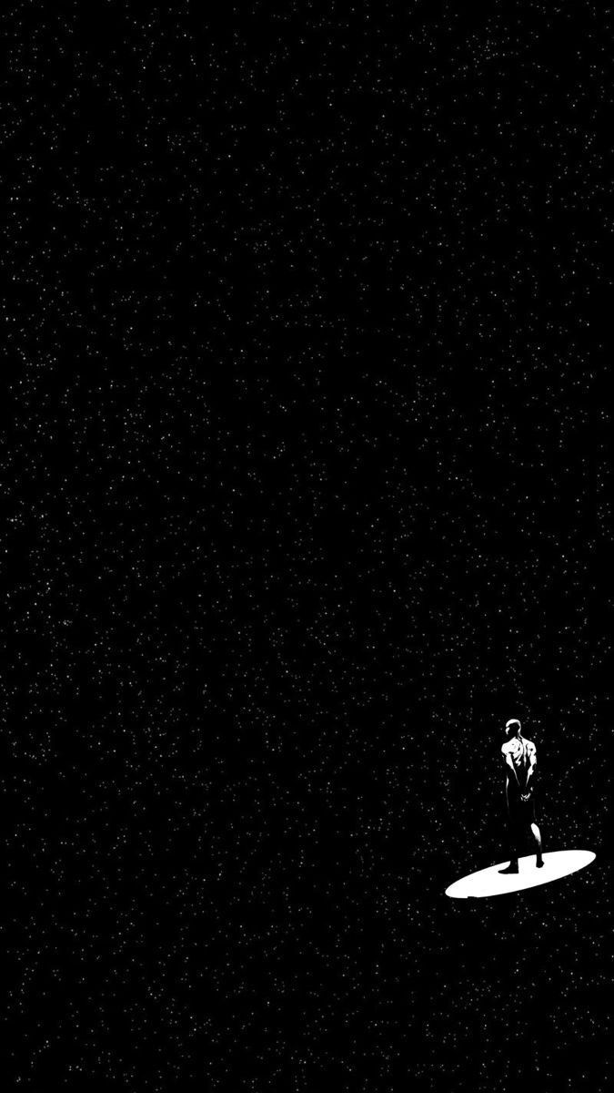Silver Surfer nello spazio, 675x1200 Full HD Verticale, iPhone