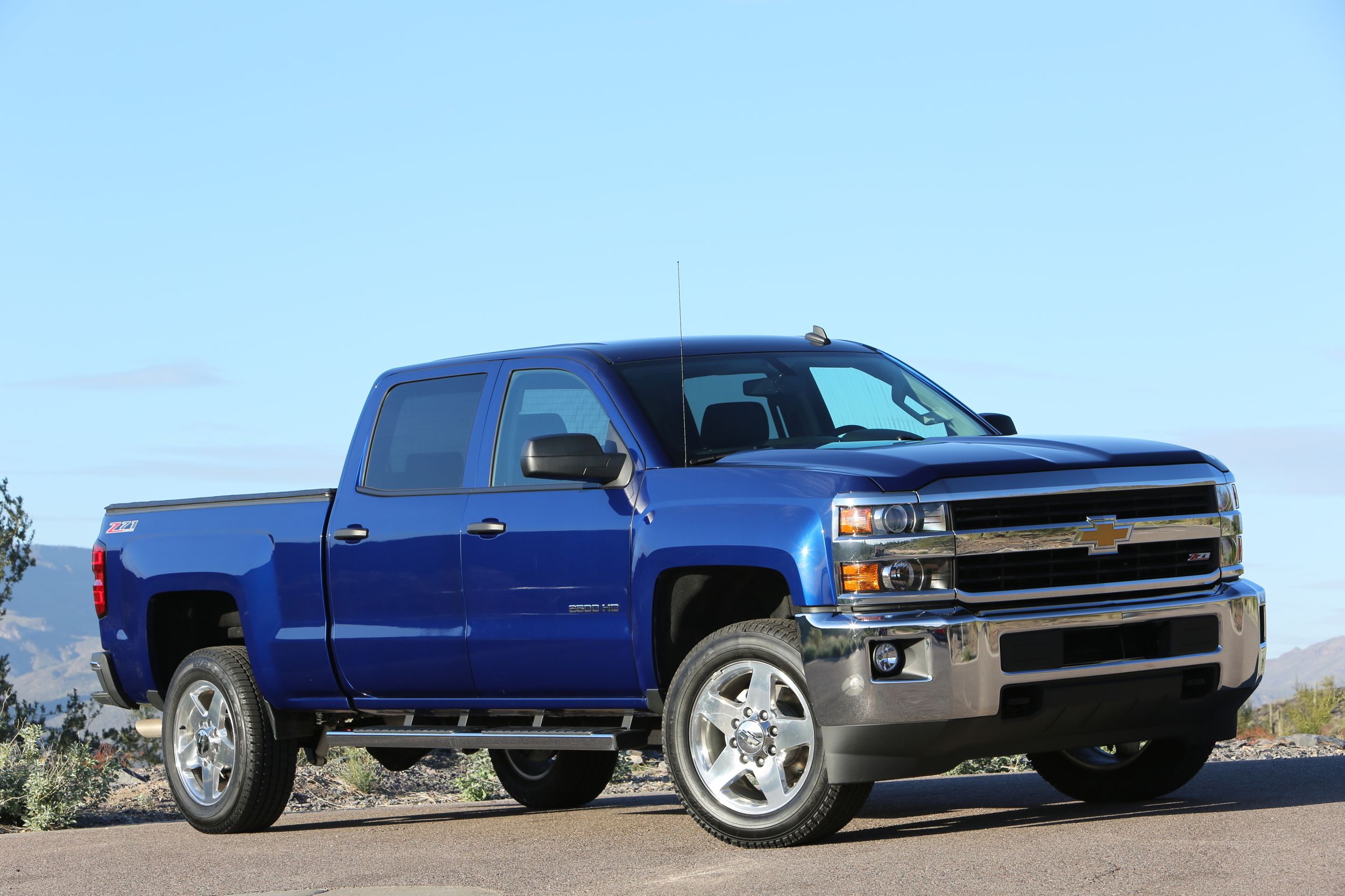 Chevrolet Silverado blu pickup, 2500x1666 2K, Desktop