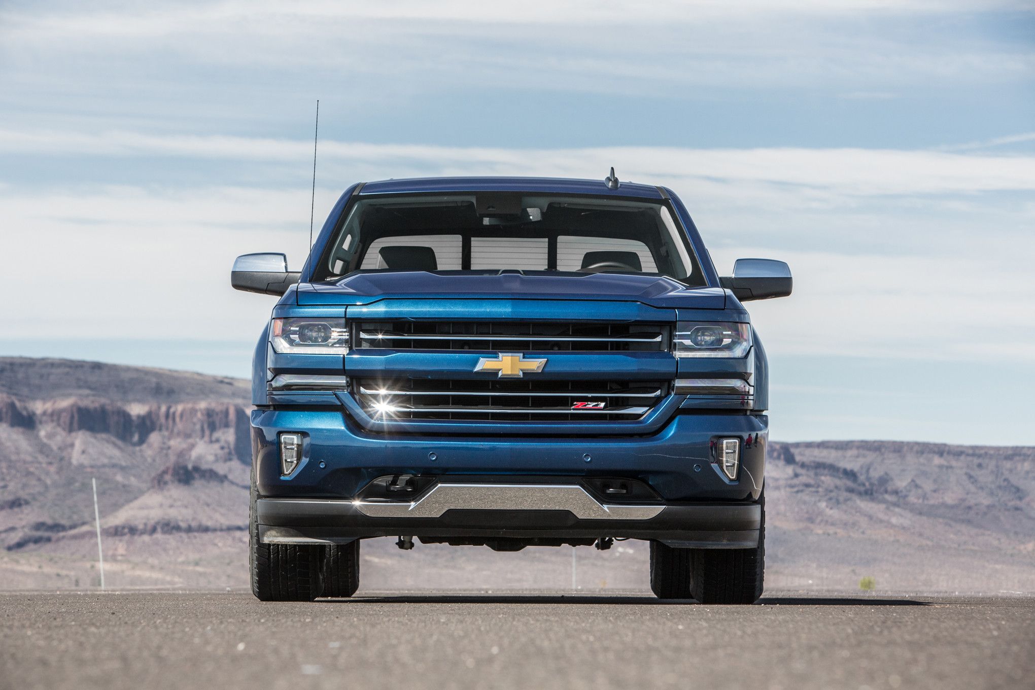 Chevrolet Silverado blu pickup, 2040x1360 Hi-Res, PC