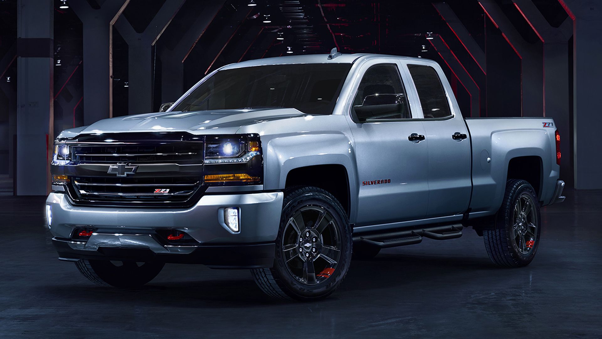 Chevrolet Silverado grigio-blu, 1920x1080 1080p, PC Desktop