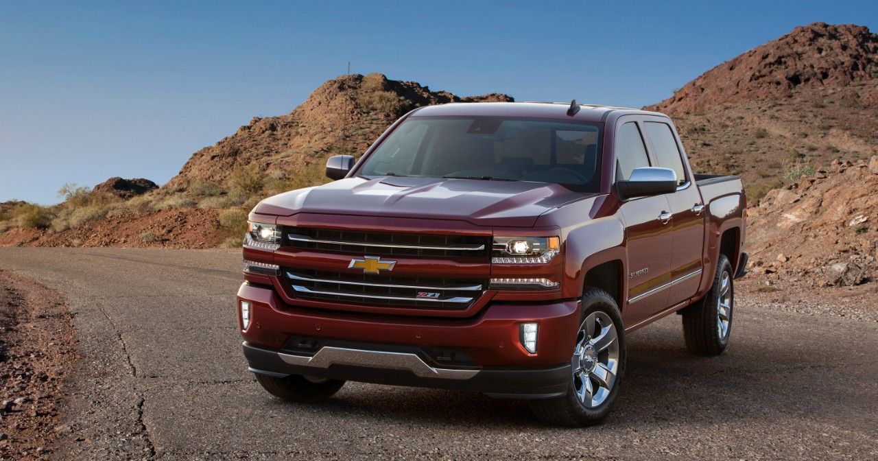 Chevrolet Silverado rosso deserto, 1280x672 HD, Desktop