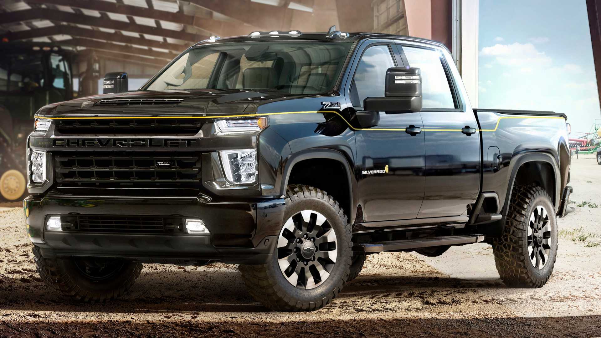 Chevrolet Silverado pickup nero, 1920x1080 Full HD 1080p, Laptop