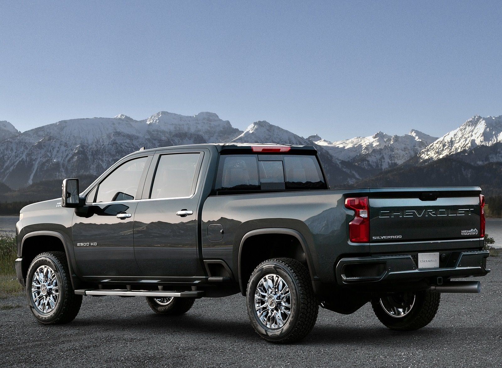 Chevrolet Silverado grigio montagne, 1600x1172 HD, Desktop
