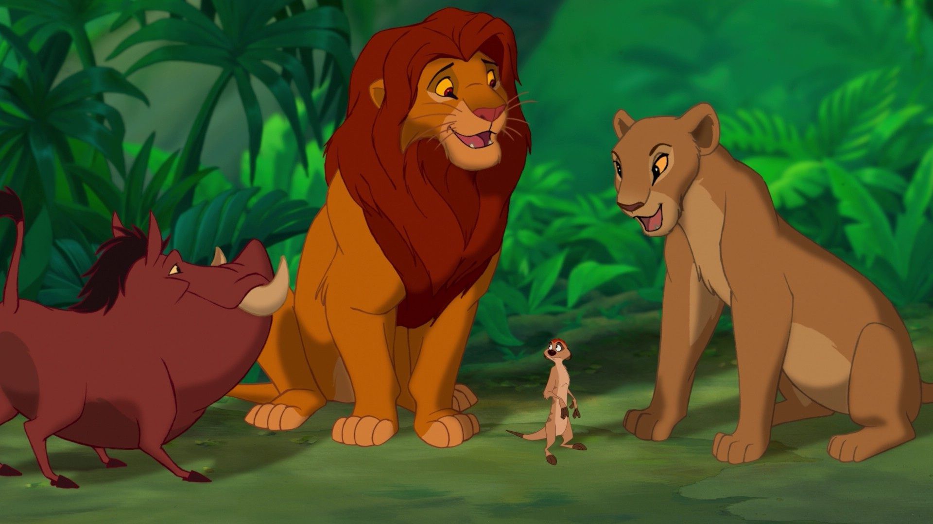 Simba, Nala, Timon e Pumbaa, 1920x1080 Full HD, Desktop