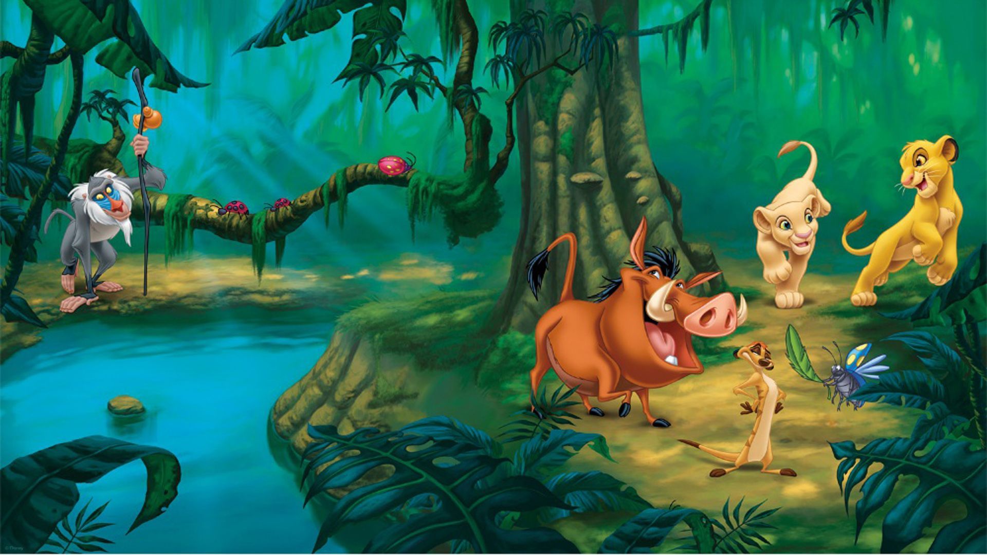 Simba, Nala, Timon e Pumbaa, 1920x1080 1080p, PC